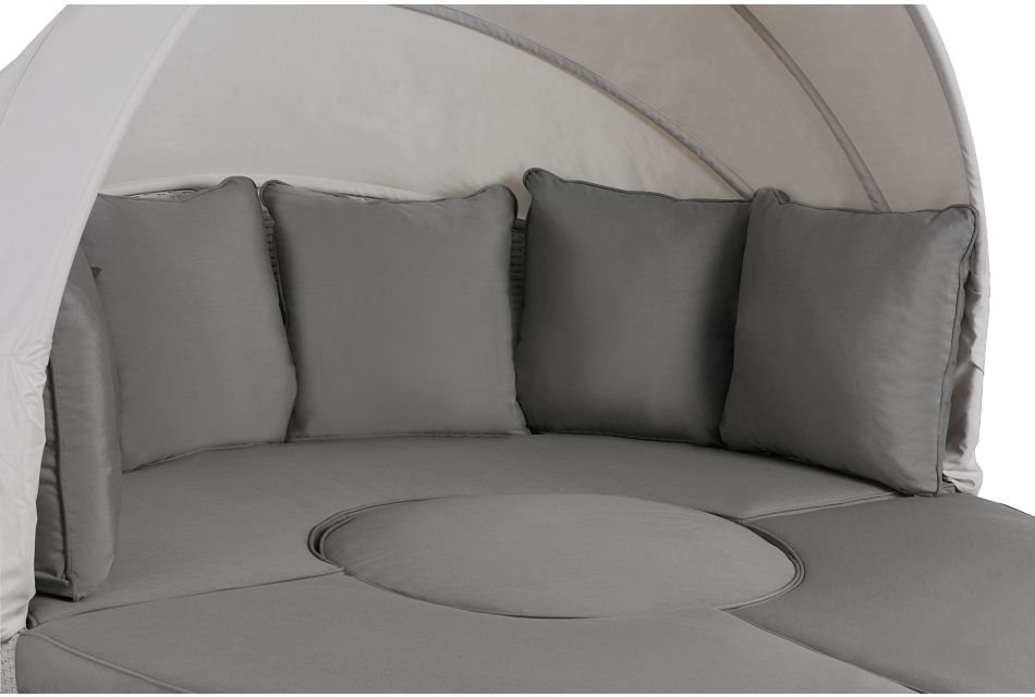 Biscayne Gray Canopy Daybed
