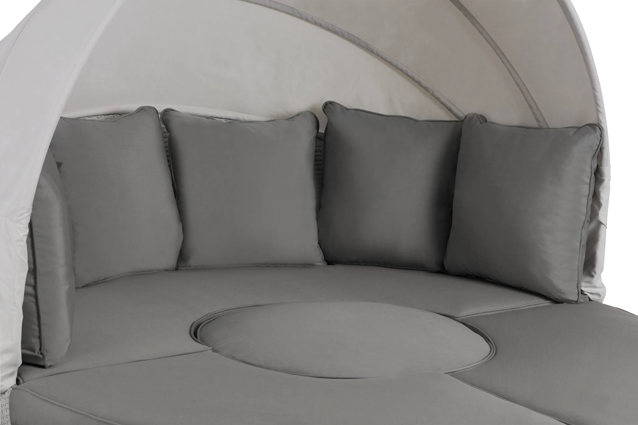 Biscayne Gray Canopy Daybed