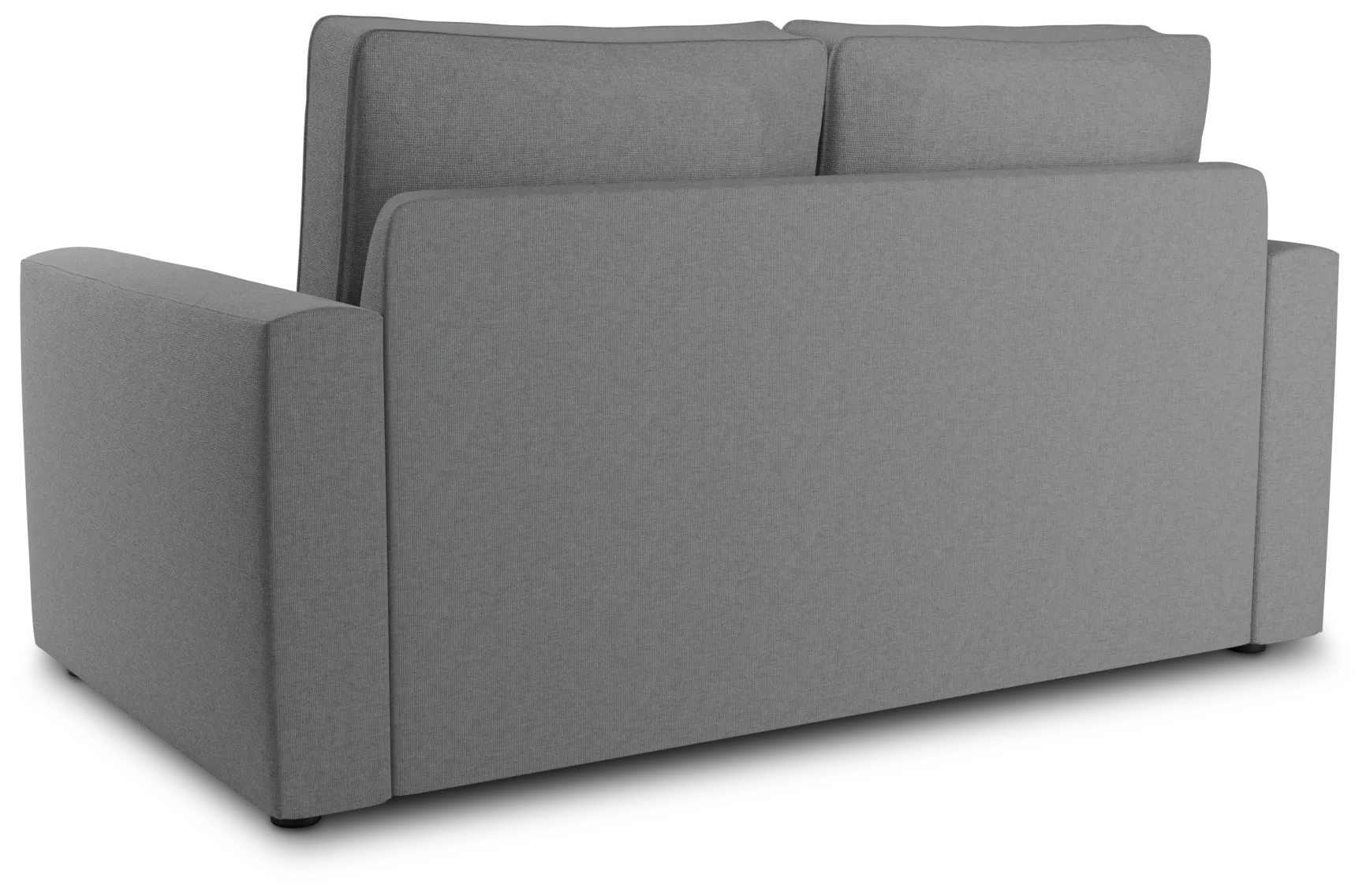 Siesta Suave Gray Fabric Loveseat