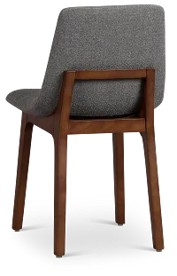 Hamilton Dark Gray Fabric Upholstered Side Chair