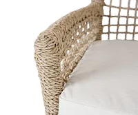 Ryan Light Beige Woven 30" Barstool