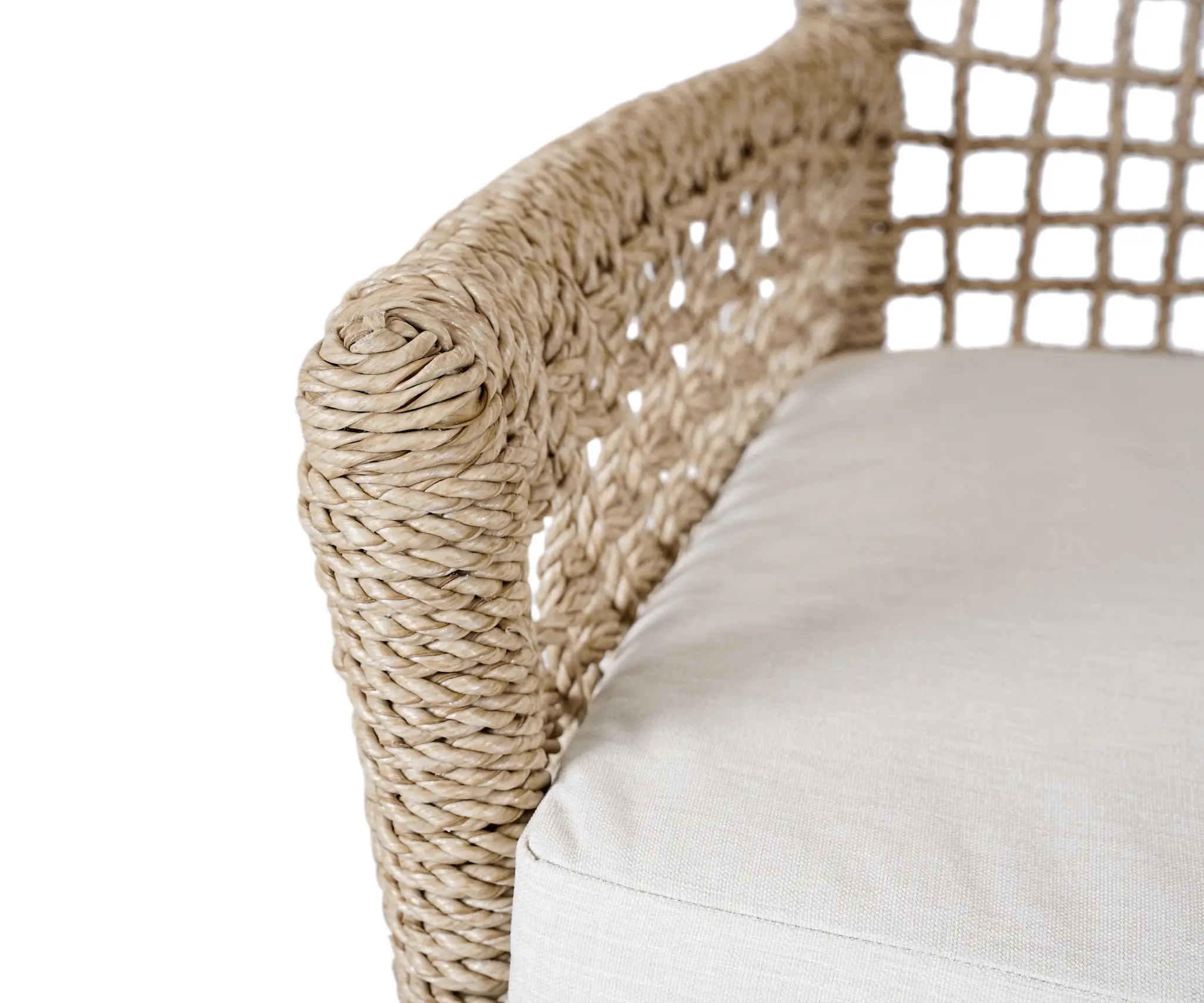 Ryan Light Beige Woven 30" Barstool Ryan Light Beige Woven 30" Barstool
