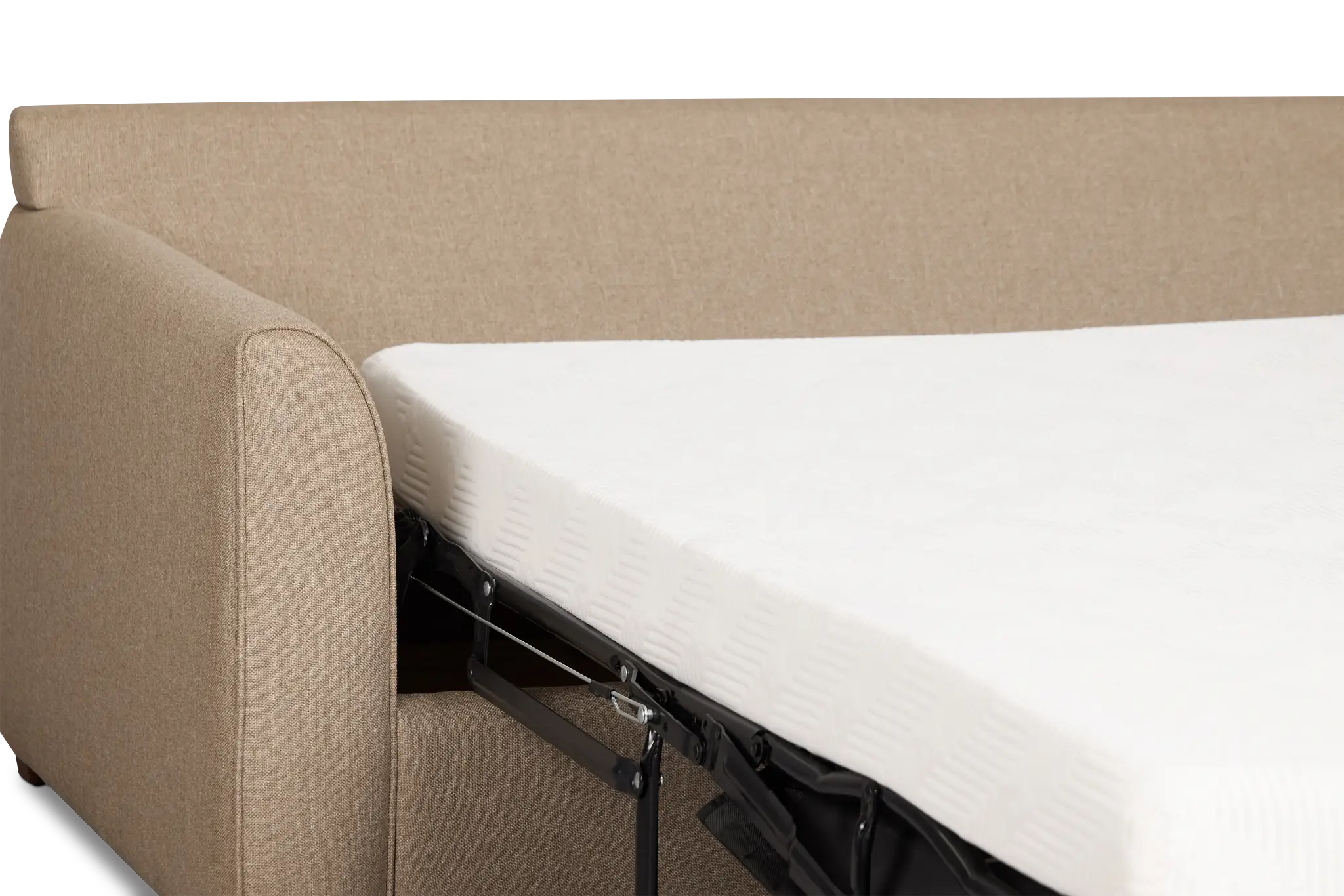 Tate Brown Fabric Cooling Memory Foam Sleeper Tate Brown Fabric Cooling Memory Foam Sleeper