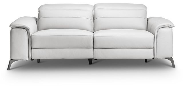 Pearson White Leather Power Reclining Sofa Living Room Sofas City Furniture Pearson White Leather Power Reclining, White Leather Power Reclining Sofa Set