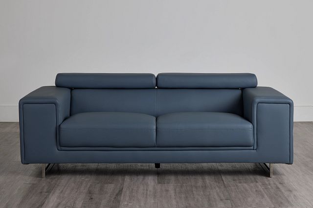 Drew Dark Blue Micro Sofa (0)