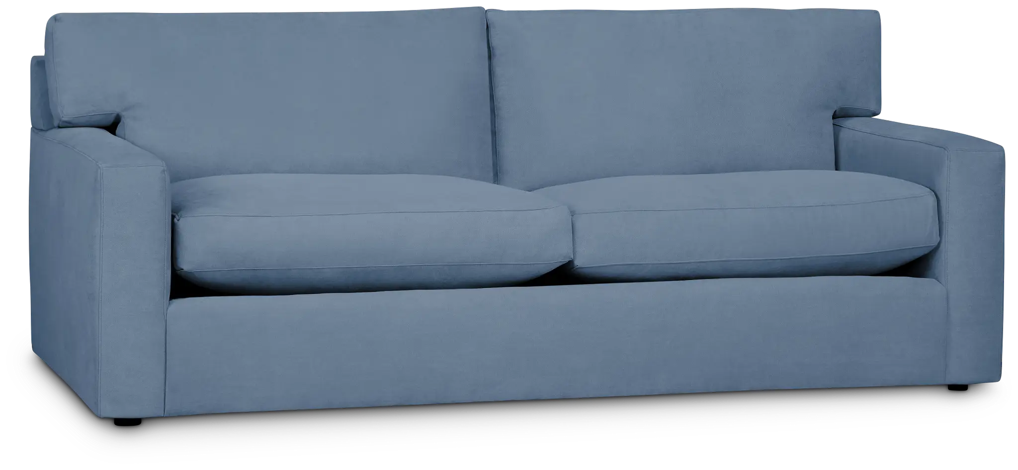 Hudson Blue Fabric Sofa Hudson Blue Fabric Sofa