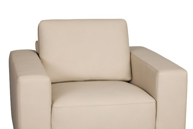 Kellan Ivory Leather Chair