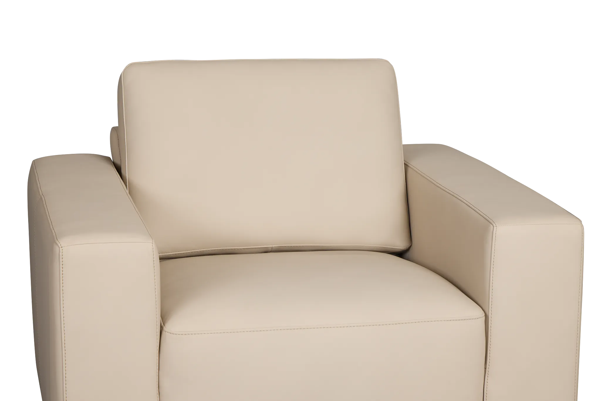 Kellan Ivory Leather Chair