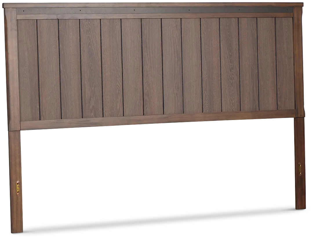 Lancaster Mid Tone Wood Panel Headboard