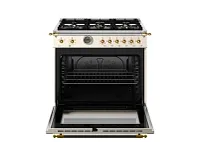 Bertazzoni Heritage Series White 36" Gas Range