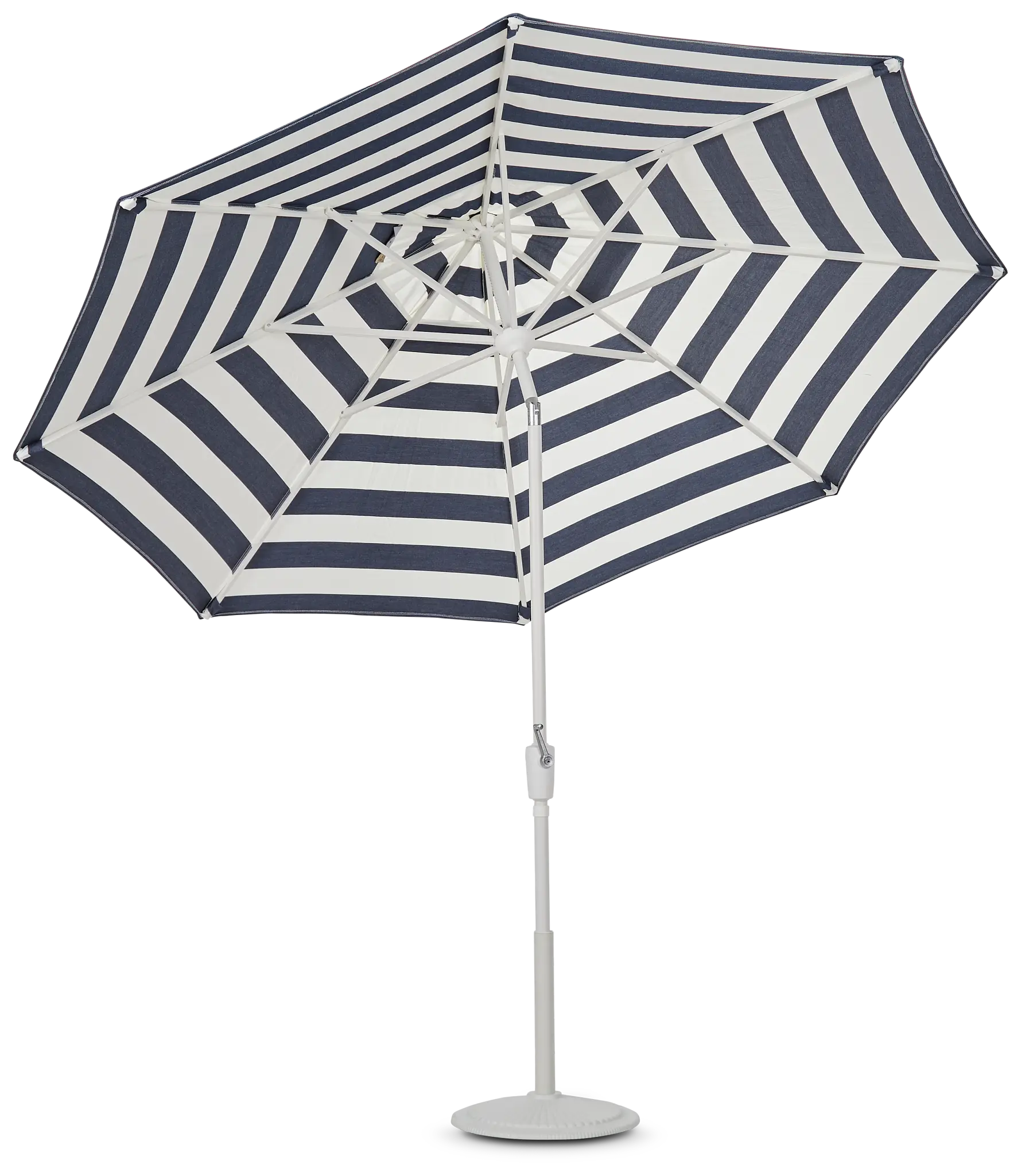 Capri Dark Blue Stripe Umbrella Set Capri Dark Blue Stripe Umbrella Set