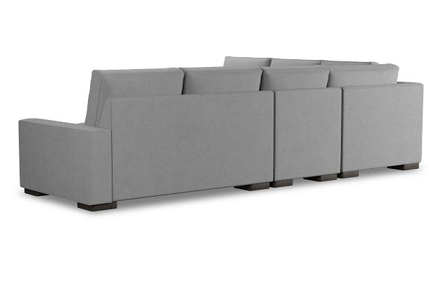 Edgewater Suave Gray Medium Two-arm Sectional