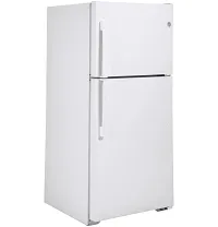 Ge 19 Series White Top Freezer Refrigerator