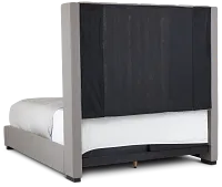 Lacey Gray Uph Platform Bed