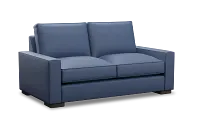 Edgewater Revenue Dark Blue Loveseat