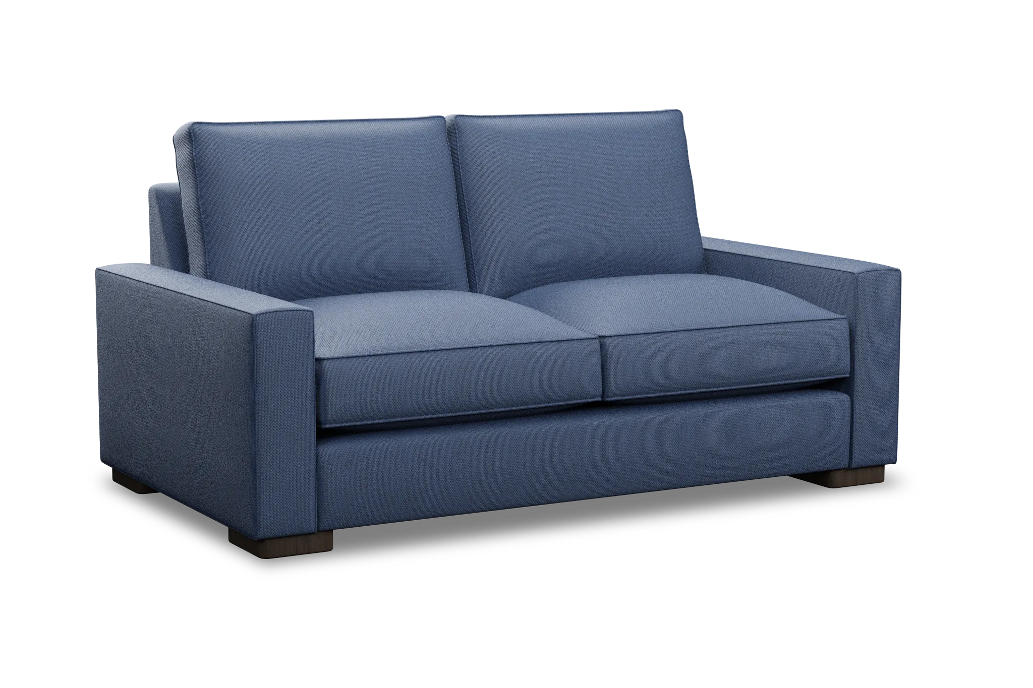 Edgewater Revenue Dark Blue Loveseat