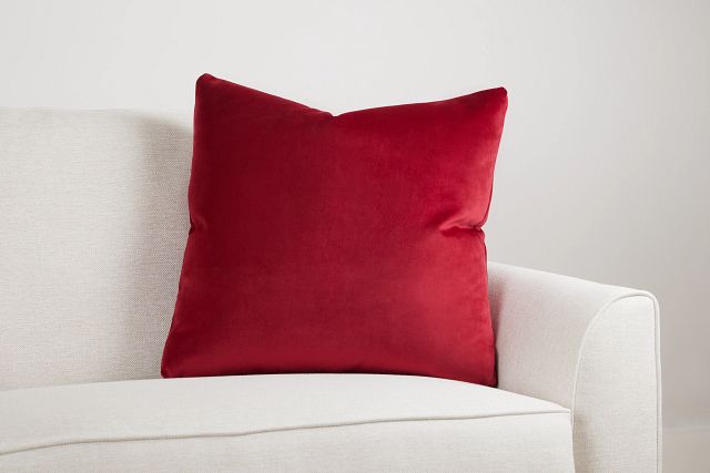Reign Red 22" Accent Pillow