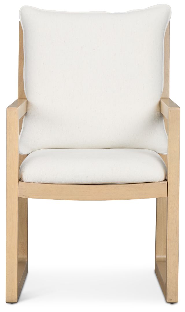 Highland Light Tone Upholstered Arm Chair