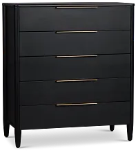 Stockton Black Drawer Chest