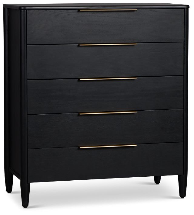 Stockton Black Drawer Chest