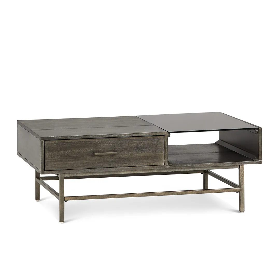 Fulton Dark Tone Wood Lift Coffee Table