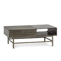 Fulton Dark Tone Wood Lift Coffee Table