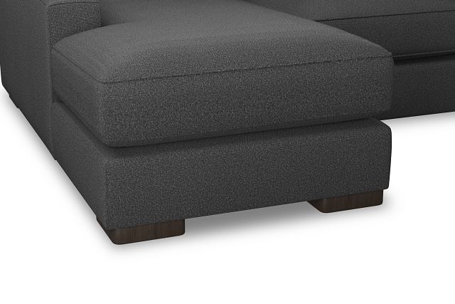 Edgewater Delray Dark Gray Medium Left Chaise Sectional