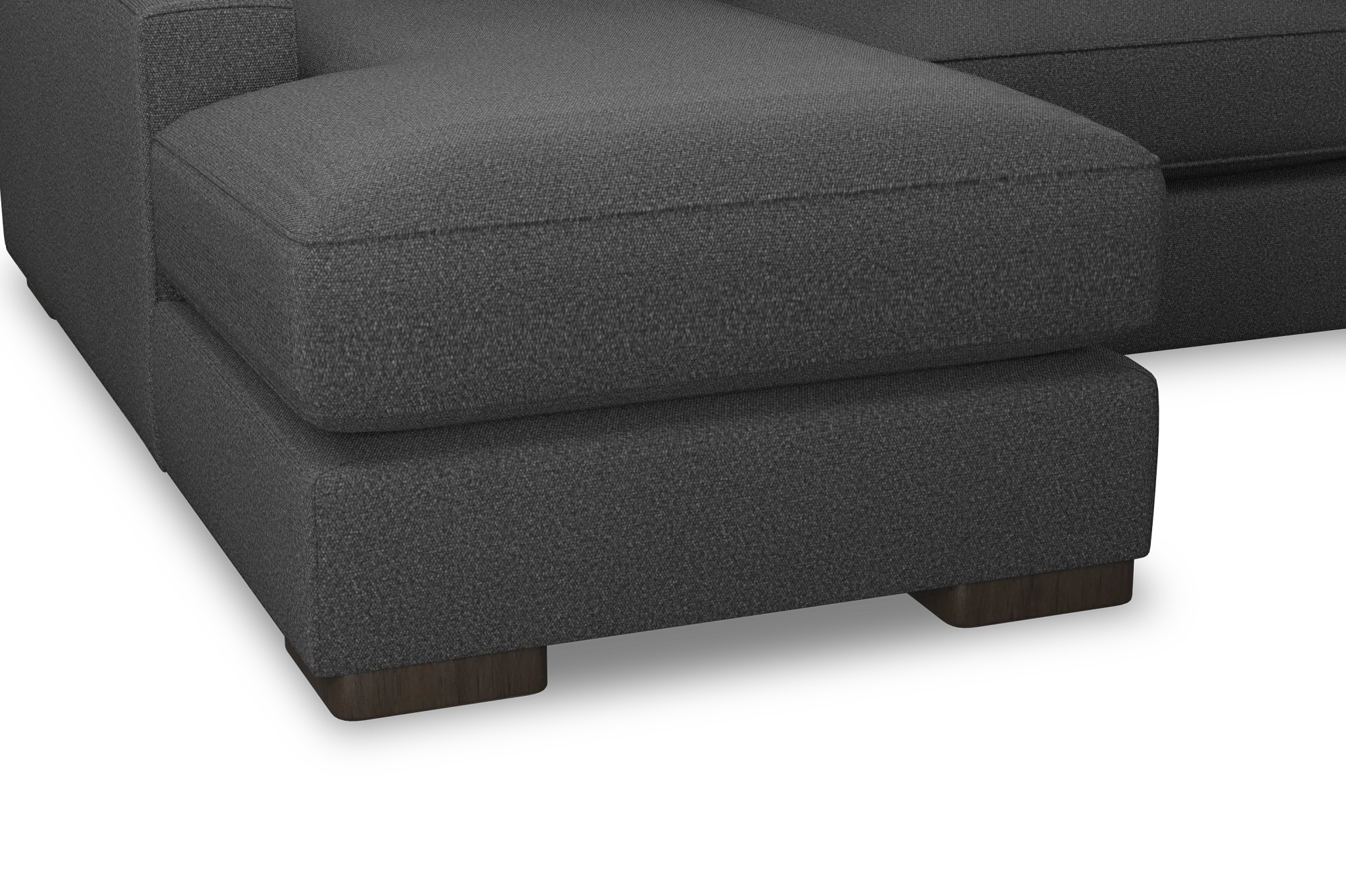 Edgewater Delray Dark Gray Medium Left Chaise Sectional