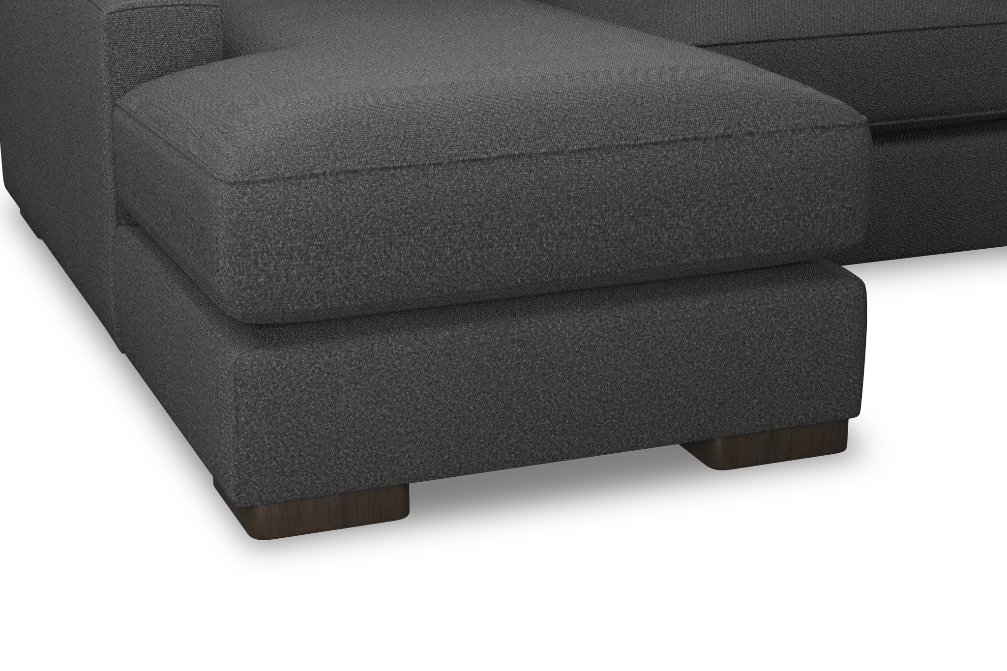 Edgewater Delray Dark Gray Medium Left Chaise Sectional Edgewater Delray Dark Gray Medium Left Chaise Sectional