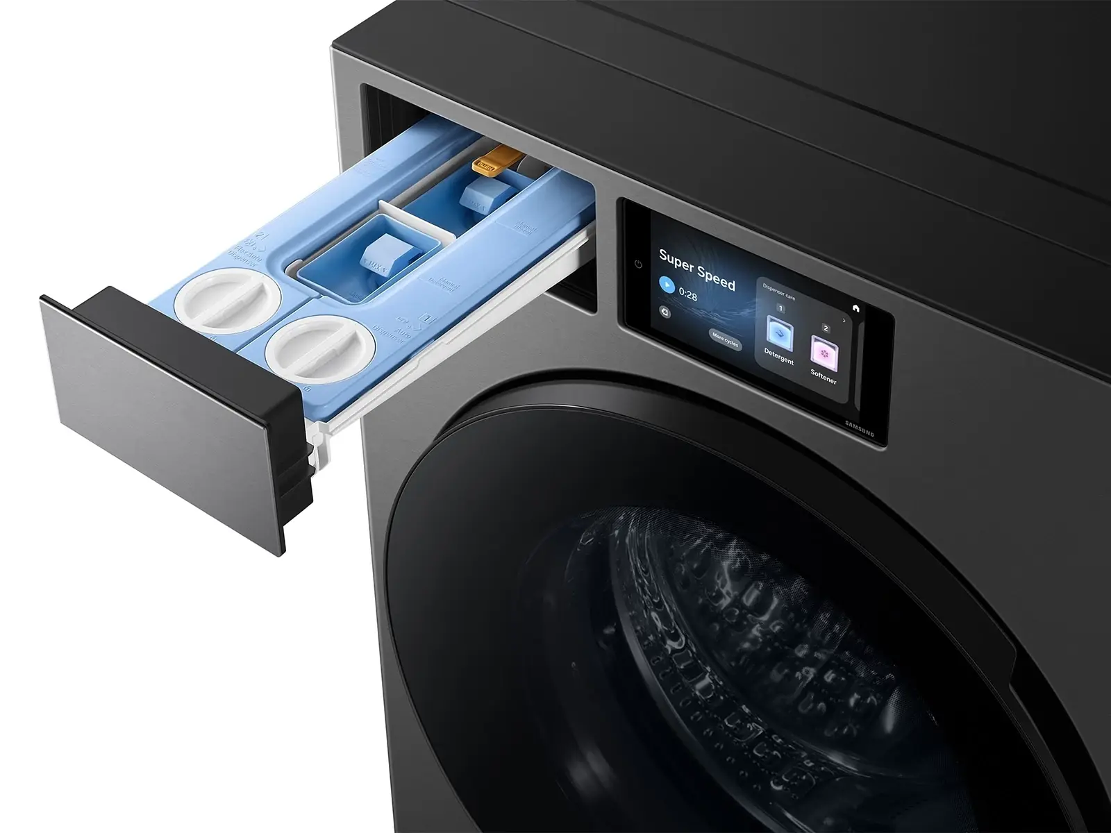 Samsung Bespoke Series Steel Front Load Washer Samsung Bespoke Series Steel Front Load Washer