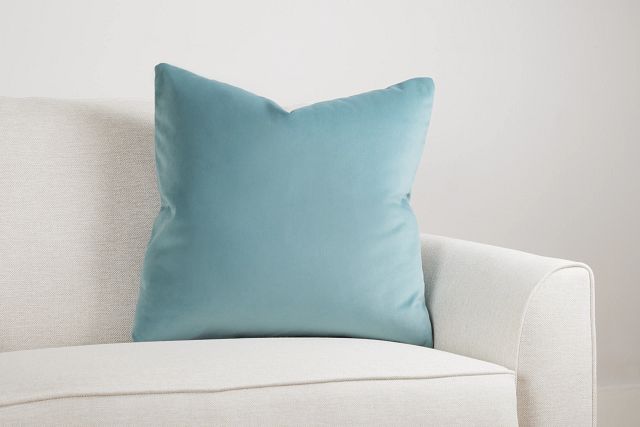 Reign Light Blue 22" Accent Pillow