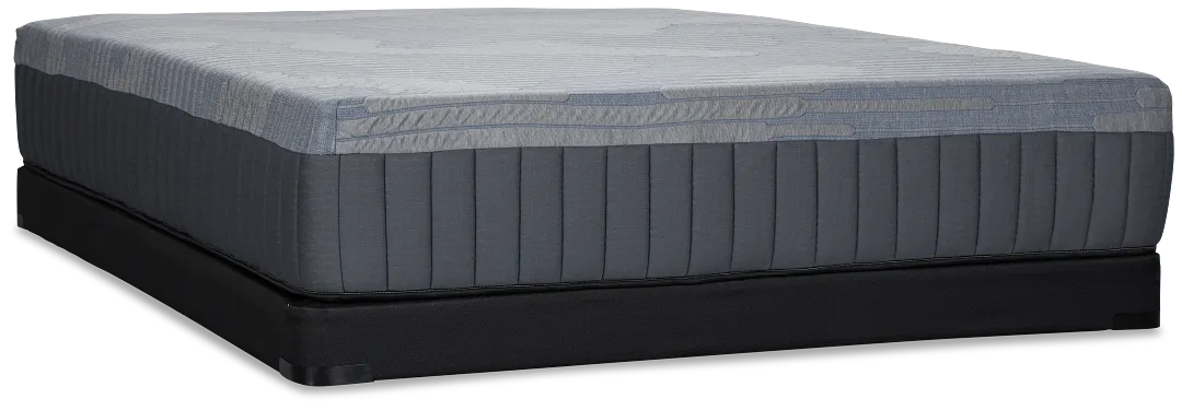 Kevin Charles By Sealy Hybrid Plush Low-profile Mattress Set