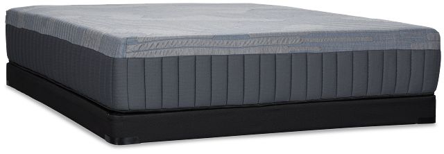 Kevin Charles By Sealy Hybrid Plush Low-profile Mattress Set