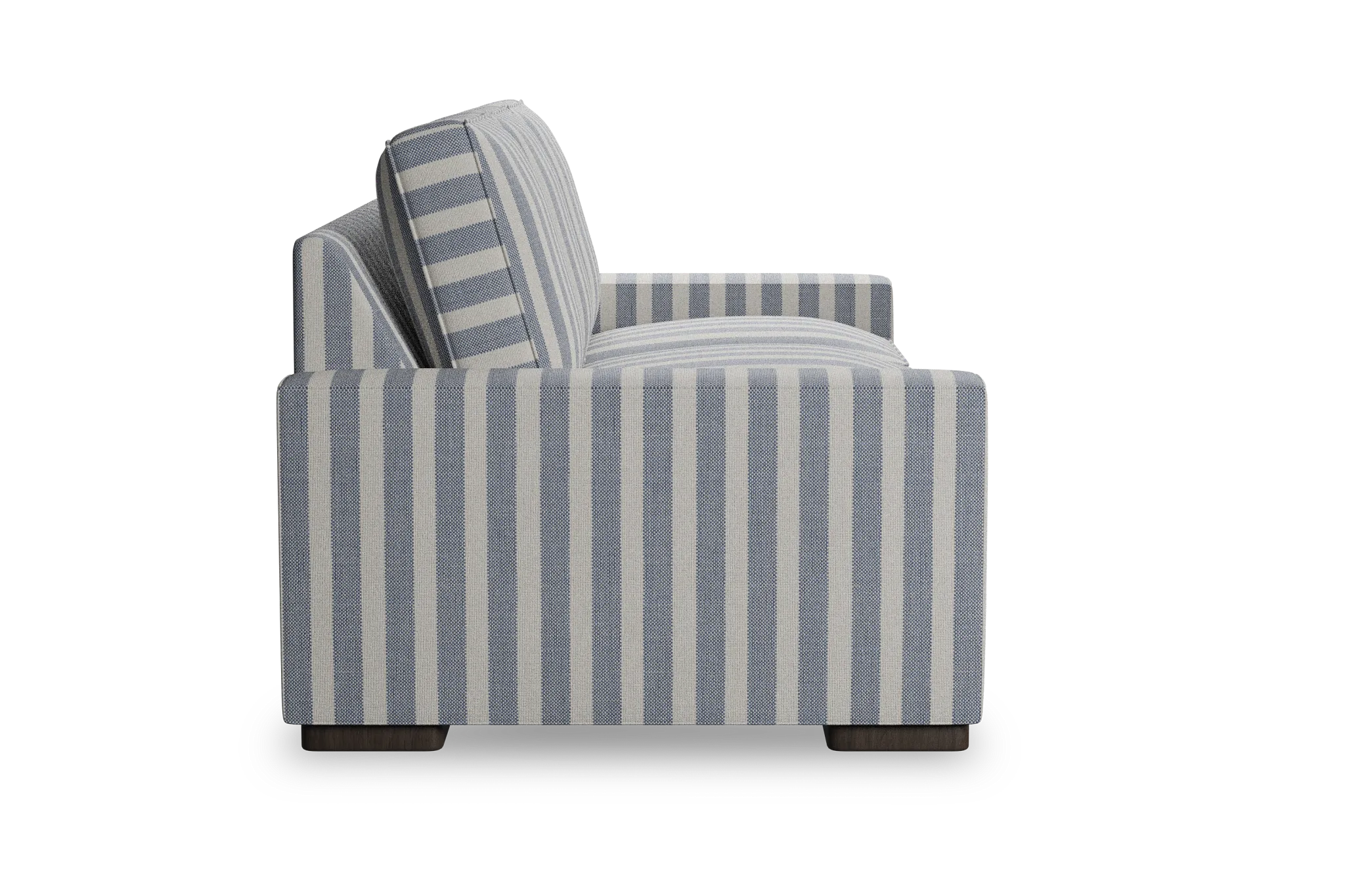 Edgewater Sea Lane Dark Blue 84" Sofa W/ 3 Cushions