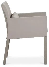 Lisbon Khaki Cushioned Chair