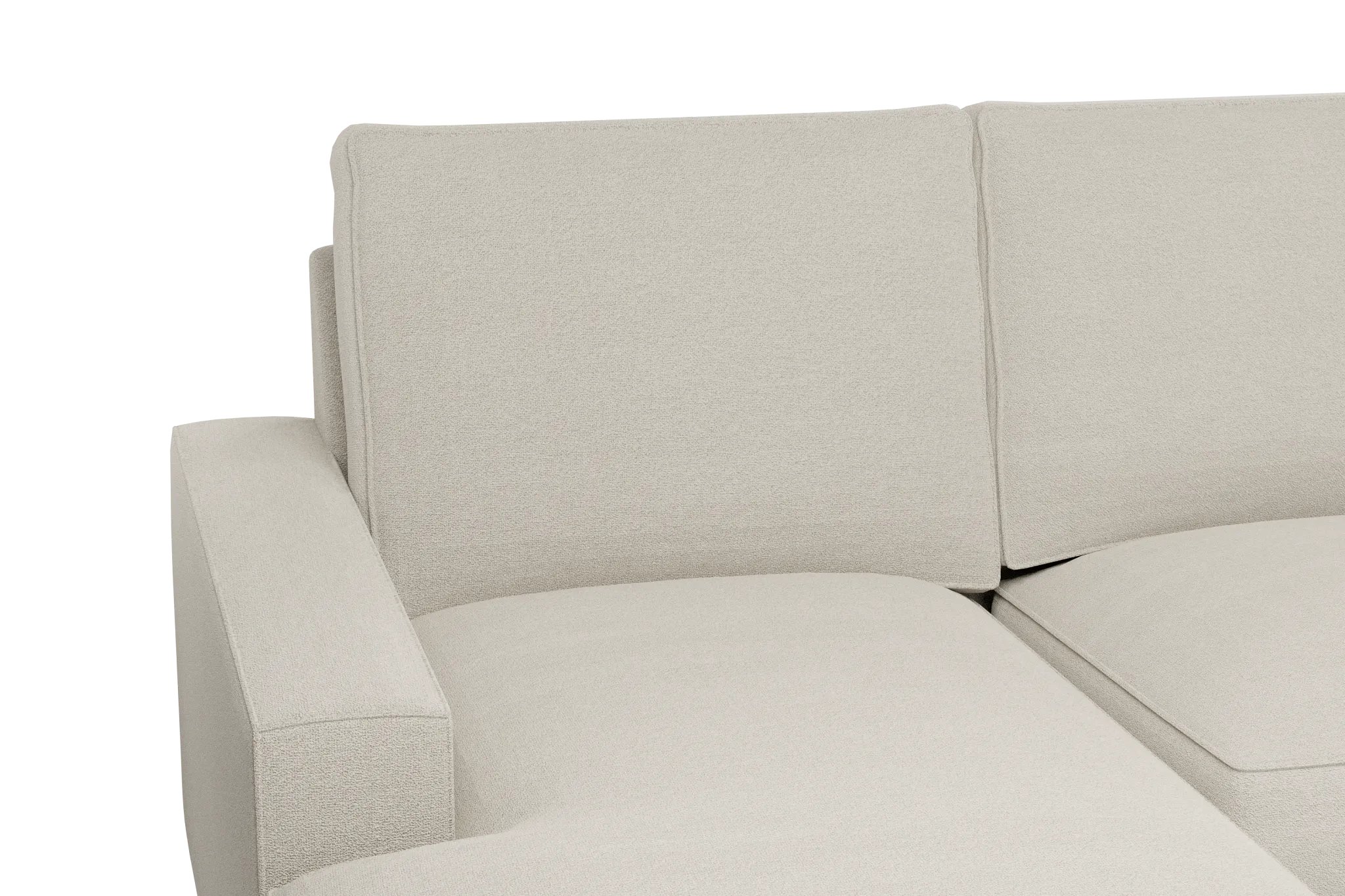 Edgewater Elite Ivory Double Chaise Sectional