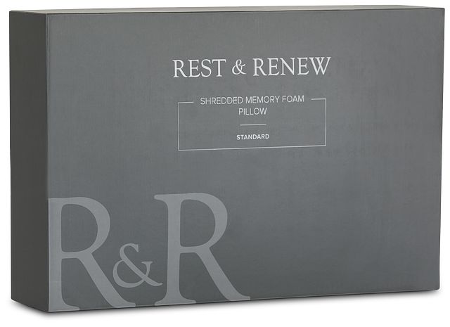 Rest & Renew Shredded Memory Foam Side Sleeper Pillow