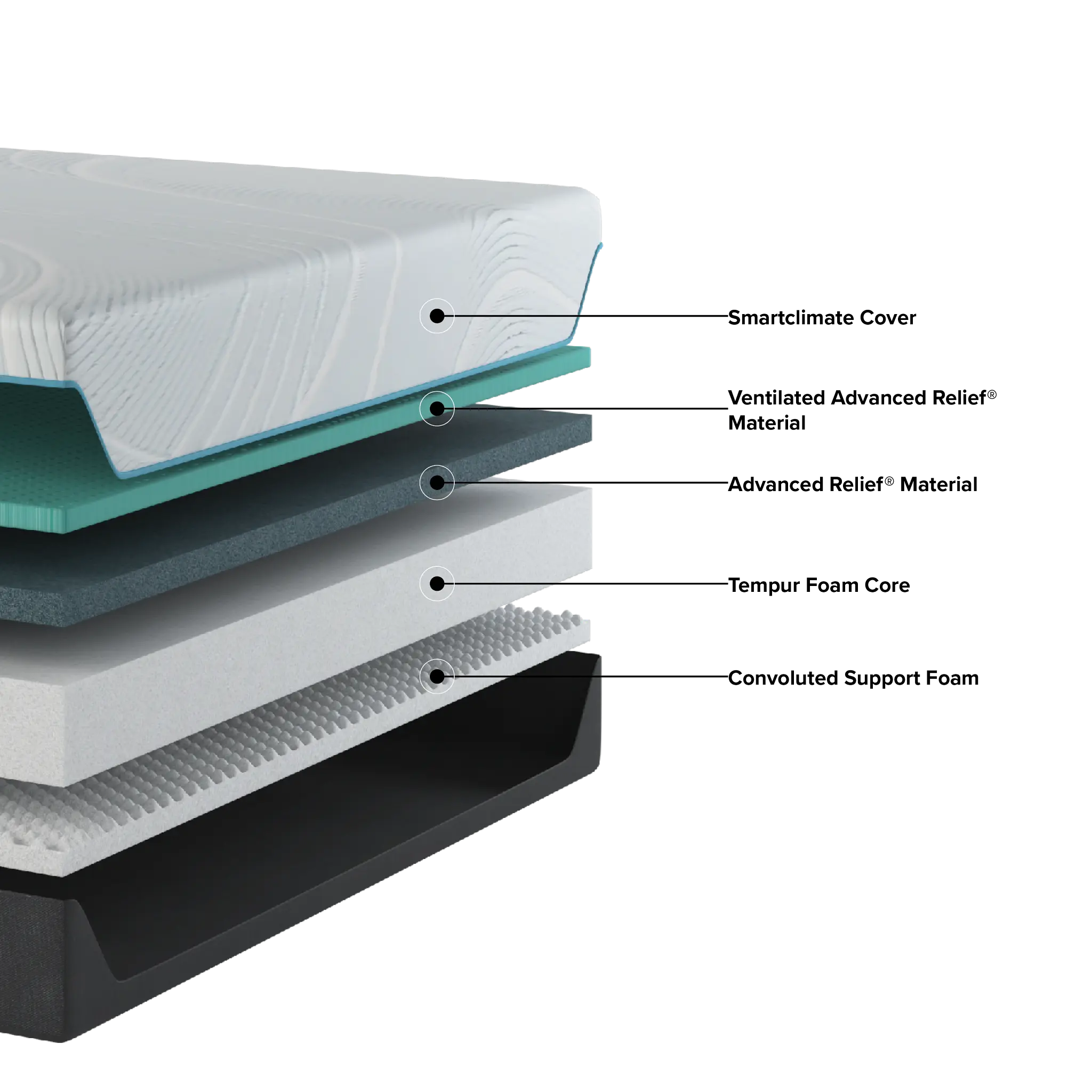 Tempur-pedic Tempur-proadapt 12" Soft Mattress Tempur-pedic Tempur-proadapt 12" Soft Mattress