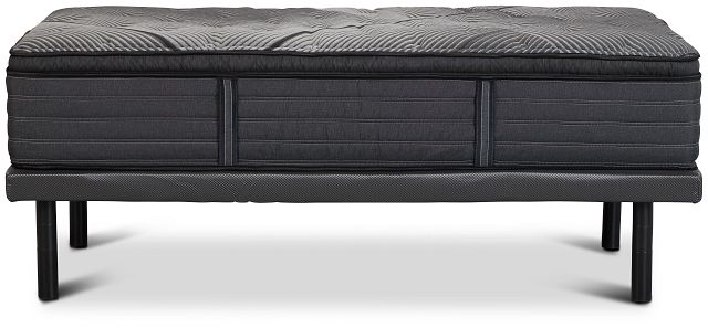 Beautyrest Black L-class Medium Pillow Top Advanced Motion Adjustable Mattress Set (2)