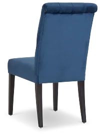 Sloane Dark Blue Upholstered Side Chair