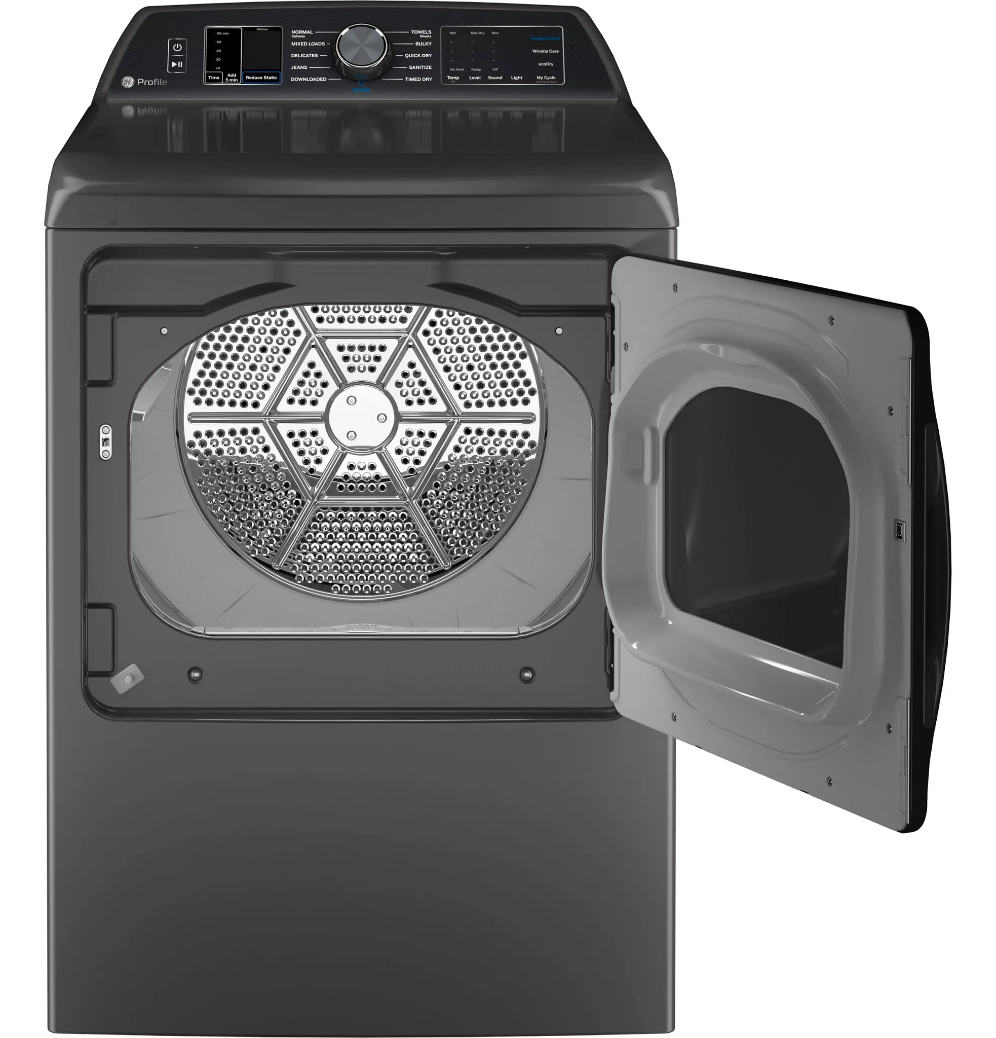 Ge Profile 70 Series Gray Front Load Electric Dryer