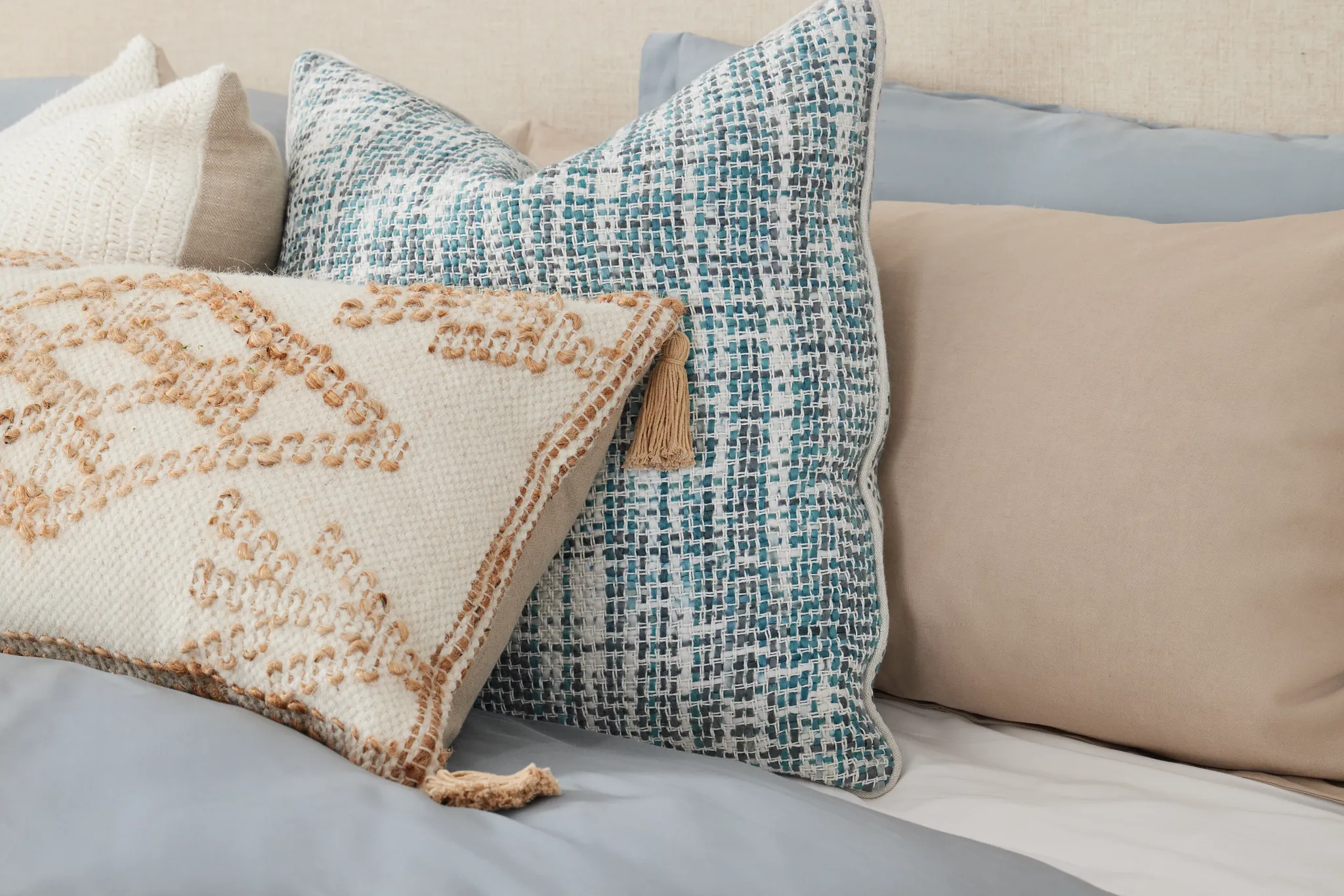 Finley Ivory Lumbar Accent Pillow