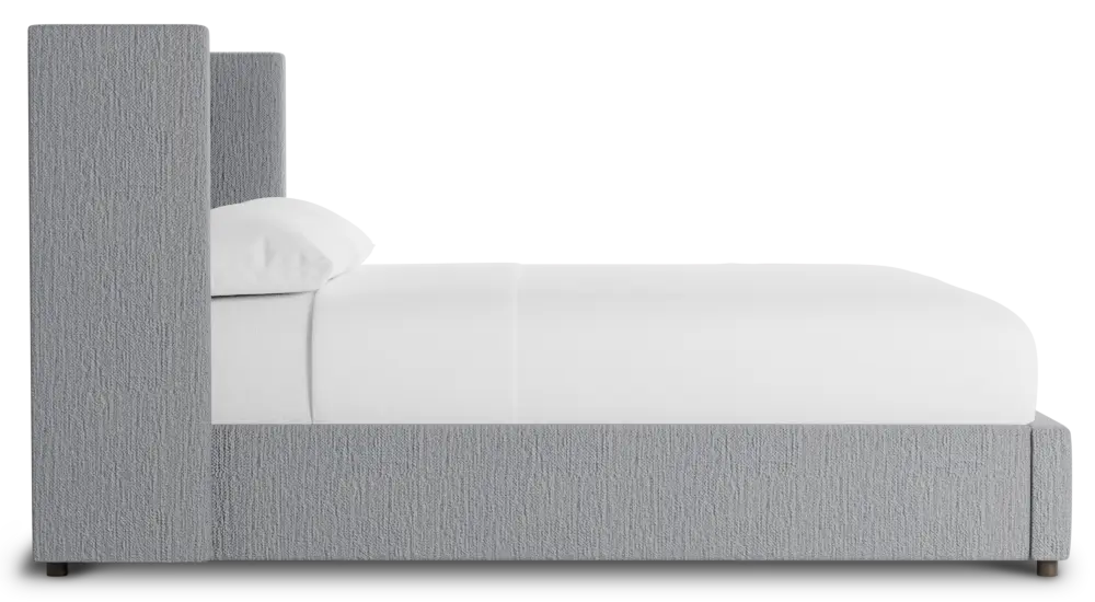 Captiva Revenue Gray 48" Upholstered Shelter Bed Captiva Revenue Gray 48" Upholstered Shelter Bed