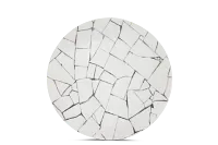 Roberto Black Round End Table