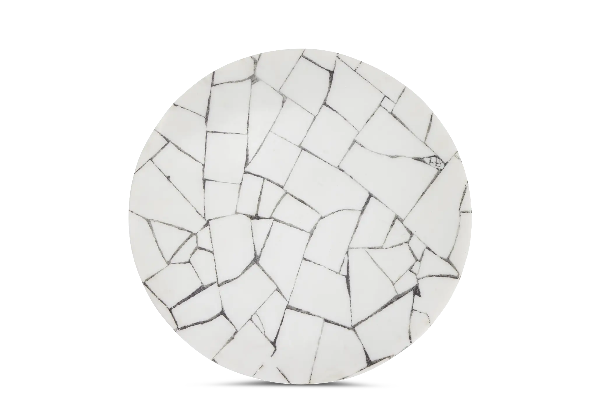 Roberto Black Round End Table Roberto Black Round End Table