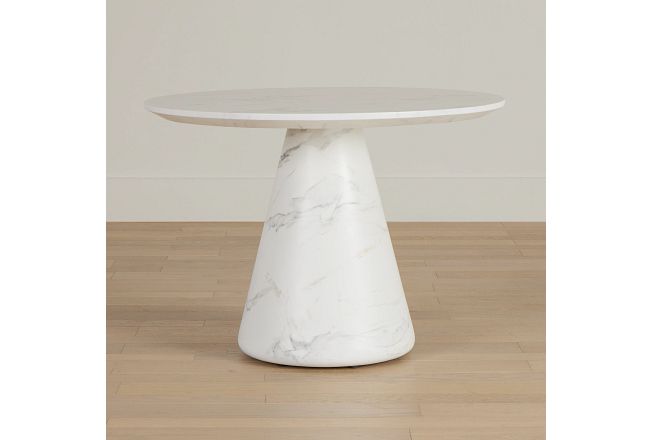 Merrick White Round Table