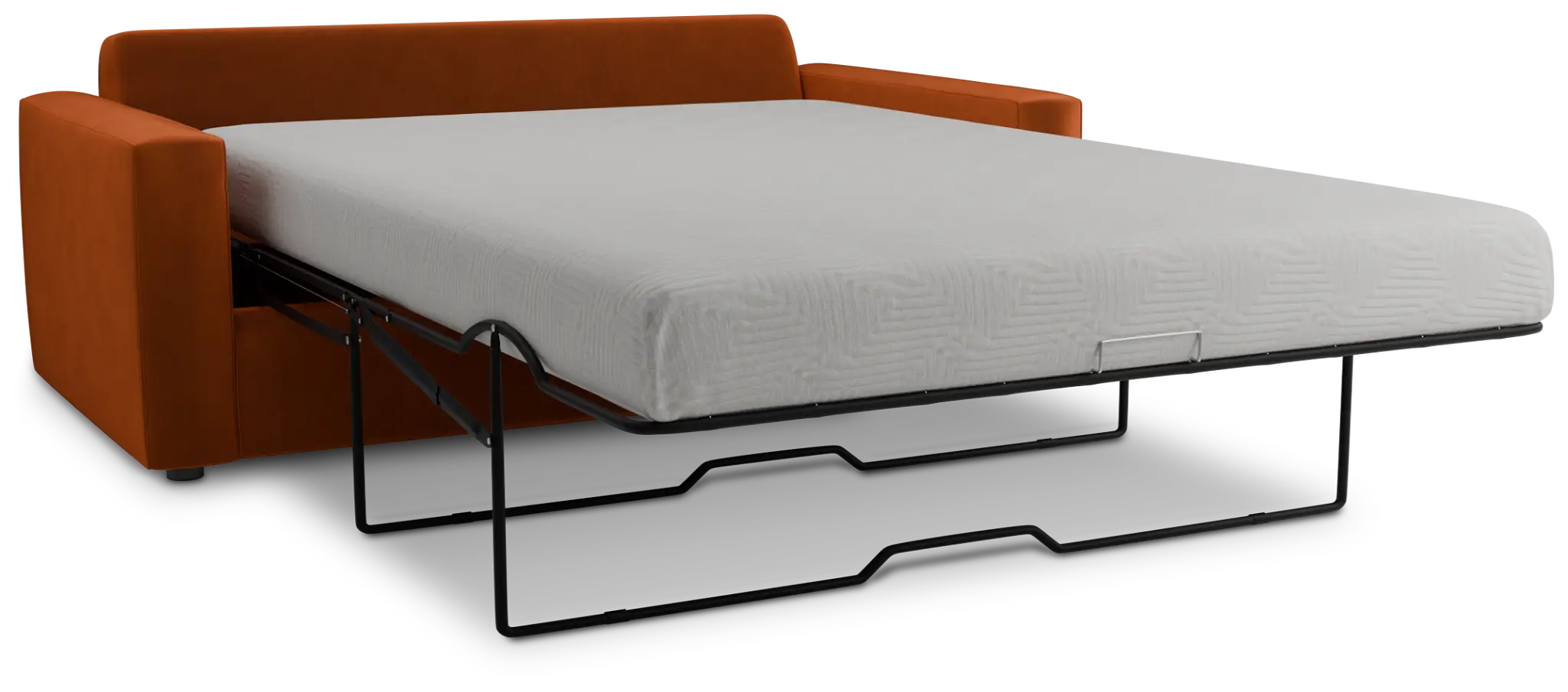 Siesta Joya Orange Fabric Cooling Memory Foam Sleeper Siesta Joya Orange Fabric Cooling Memory Foam Sleeper