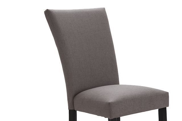 Auburn Dark Gray Fabric Upholstered Side Chair