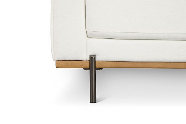 Tessa Ivory Fabric Loveseat