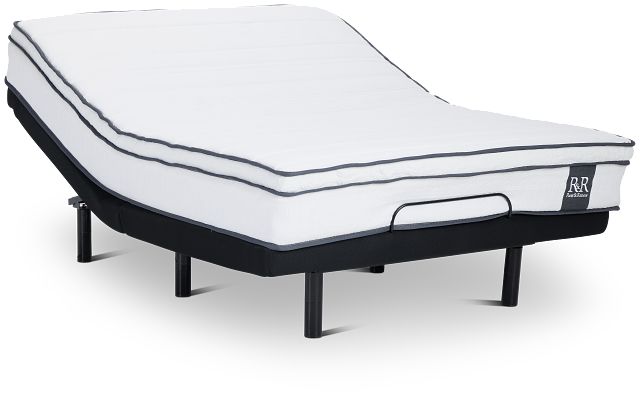 Rest & Renew By Zinus 10" Hybrid Slat Adjustable Mattress Set